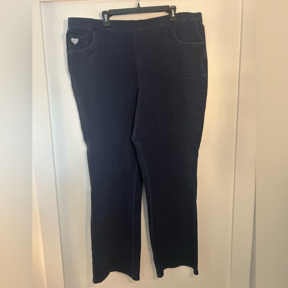 Quacker Factory Dream Jeanne Dark Wash Women’s Stretch Jeans